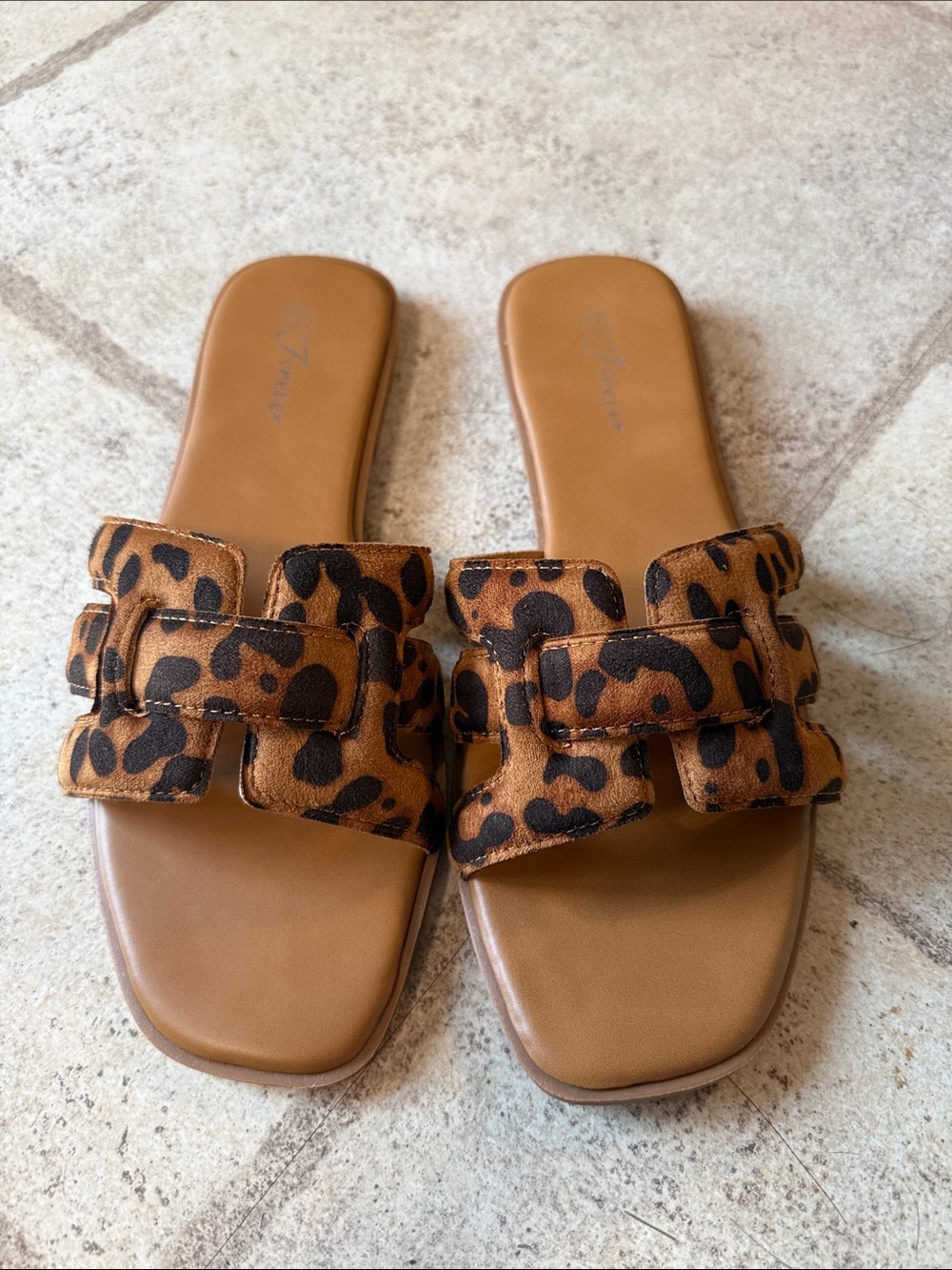Brand New! Leopard Print Sandals